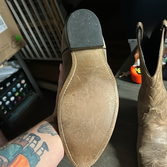 Laredo 10 1/2 EE Men’s Brown Western Cowboy Boots - Picture 5 of 6